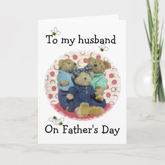 父の日の夫へ カード (正面)