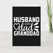 父の日の夫 カード (正面)