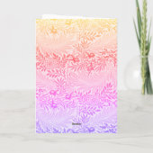 父の日の妊娠が新しいおじいちゃんを明かす シーズンカード (裏面)