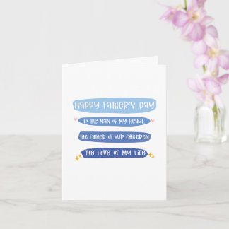 父の日の妻からのカード カード
