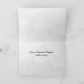 父の日の娘お気に入りの妖精カード カード (内部)