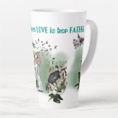 父の日の娘からの贈り物 カフェラテマグ (右アングル)