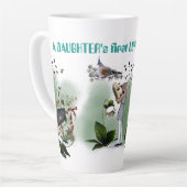 父の日の娘からの贈り物 カフェラテマグ (左アングル)