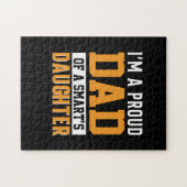 父の日の娘のパパ頭が切れる ジグソーパズル (横)