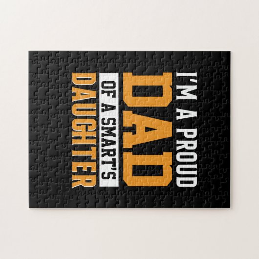 父の日の娘のパパ頭が切れる ジグソーパズル (横)