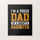 父の日の娘のパパ頭が切れる ジグソーパズル (縦)