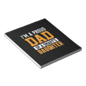 父の日の娘のパパ頭が切れる ノートパッド (アングル)