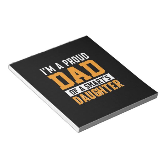 父の日の娘のパパ頭が切れる ノートパッド (アングル)