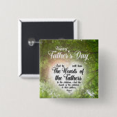 父の日の宗教上のキリスト教マラキ4:6 缶バッジ (正面&裏面)