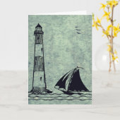 父の日の導光灯 カード (黄色い花)