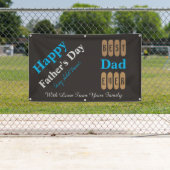 父の日の屋外の旗 横断幕 (インサイチュ)