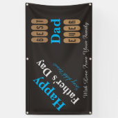 父の日の屋外の旗 横断幕 (縦)