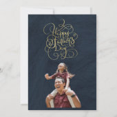 父の日の希望 招待状 (裏面)