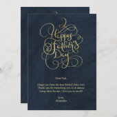 父の日の希望 招待状 (正面/裏面)