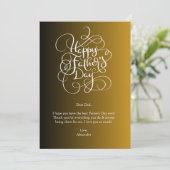 父の日の希望 招待状 (スタンド正面)