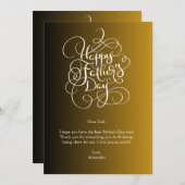 父の日の希望 招待状 (正面/裏面)