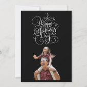 父の日の希望 招待状 (裏面)