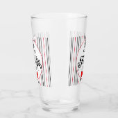 父の日の帽子とネクタイ タンブラーグラス (左)