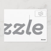 父の日の幸せパターアーガイルン ポストカード (裏面)