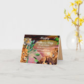 父の日の幸せ_ カード (黄色い花)