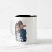 父の日の幸せ – 愛してる ツートーンマグカップ (正面左)