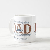 父の日の幸せ「私にとって、あなたは世界だ」 コーヒーマグカップ (正面左)