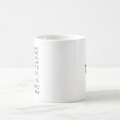 父の日の引用 コーヒーマグカップ (中央)