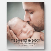 父の日の形見に会った日 フォトプラーク (正面)