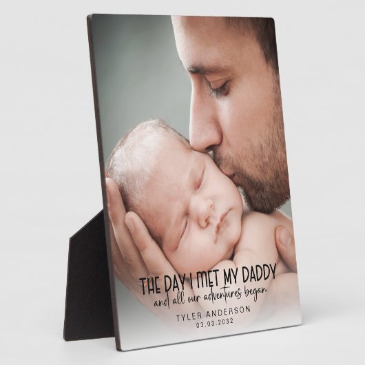 父の日の形見に会った日 フォトプラーク (側面)