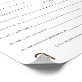 父の日の息子インタビューをダウンロード印刷可能 ポスター (角)