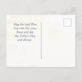 父の日の恵みナンバーズ6:24灯台 ポストカード (裏面)