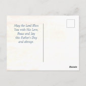 父の日の恵みナンバーズ6:24灯台 ポストカード (裏面)