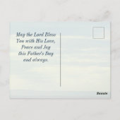 父の日の恵みナンバーズ6:24灯台 ポストカード (裏面)