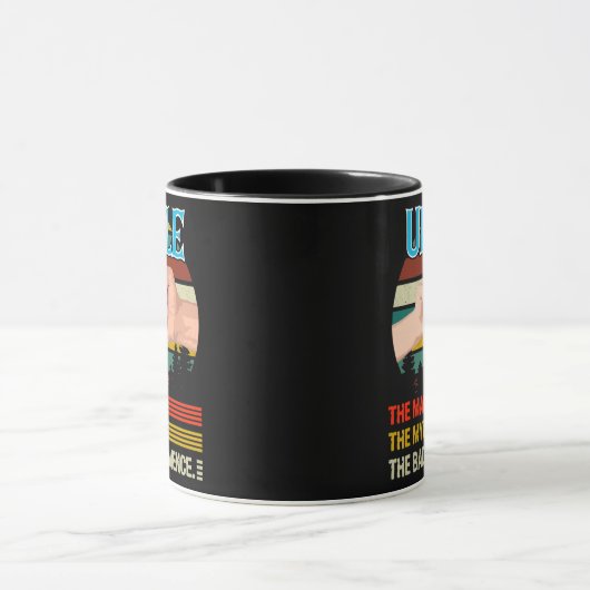 父の日の悪い影響を神話の叔父 マグカップ (中央)