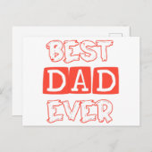 父の日の愛最高ののパパは常にスタイリッシュ- Tribute T シーズンポストカード (正面/裏面)