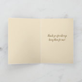 父の日の感謝のヴィンテージ カード (内部)