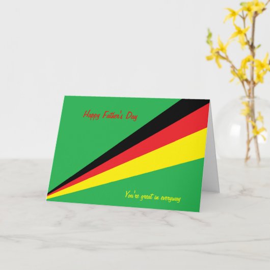 父の日の挨拶のカード素晴らし- カード (黄色い花)