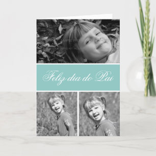 父の日の挨拶の絵札 のポルトガル語 カード