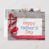 父の日の挨拶はがき ポストカード (正面/裏面)