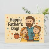 父の日の挨拶カード シーズンカード (スタンド正面)