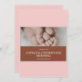 父の日の挨拶カード シーズンカード (正面/裏面)