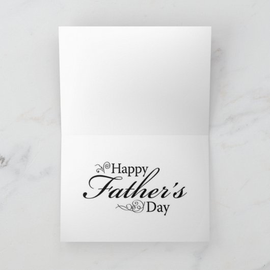 父の日の挨拶状3 カード (内部)