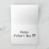 父の日の挨拶状 カード (内部)