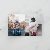 父の日の挨拶❤ カード (内部)