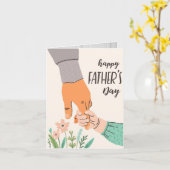 父の日の挨拶❤ カード (黄色い花)