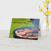 父の日の料理 カード (黄色い花)