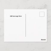 父の日の日没の写真 ポストカード (裏面)