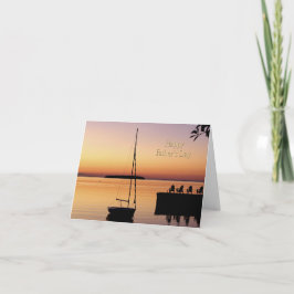 父の日の日没カード カード