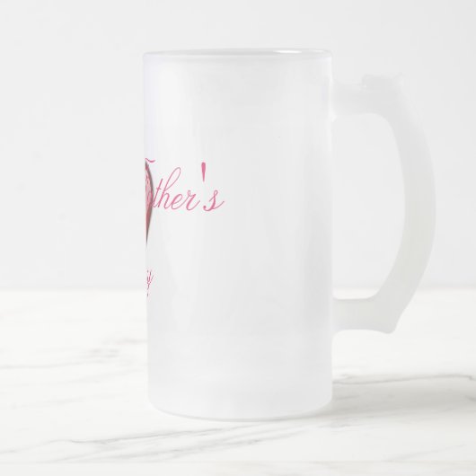 父の日の曇らされたマグ フロストグラスビールジョッキ (右)