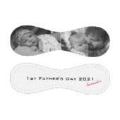 父の日の最初のカスタム写真2 野球ボール (パネル)